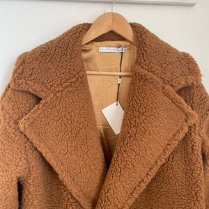 By Egreis Brown Teddy Coat